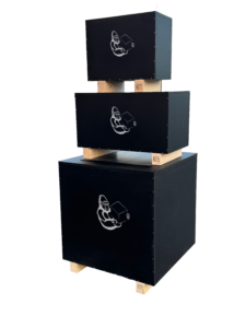 monkey-packaging holzkiste Sonderanfertigung 3er