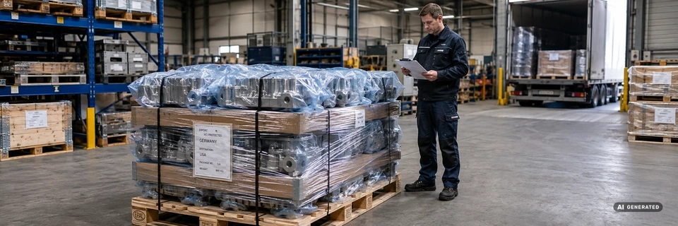 monkey-packaging-Exportfertige-Metallbauteile-mit-VCI-Korrosionsschutz-verpackt--dokumentiertes-Verfahren-bei-Monkey-Packaging