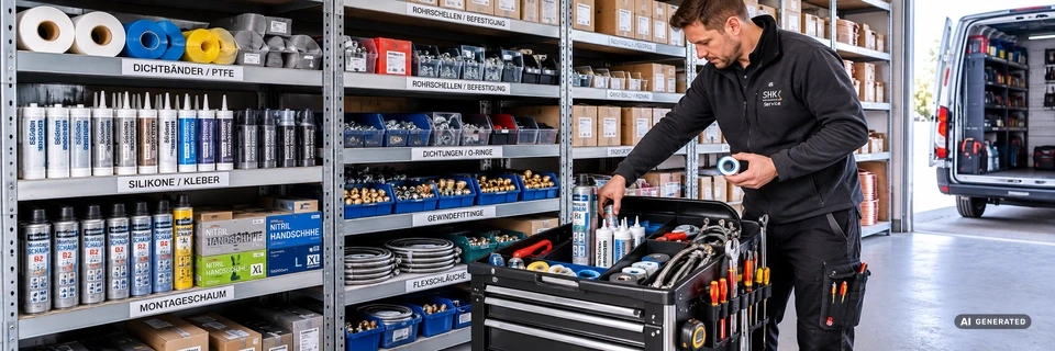 monkey-packaging-Gebuendelte-Lieferung-von-SHK-Verbrauchsmaterial-an-einen-Installationsbetrieb--eine-Bestellung-statt-mehrerer