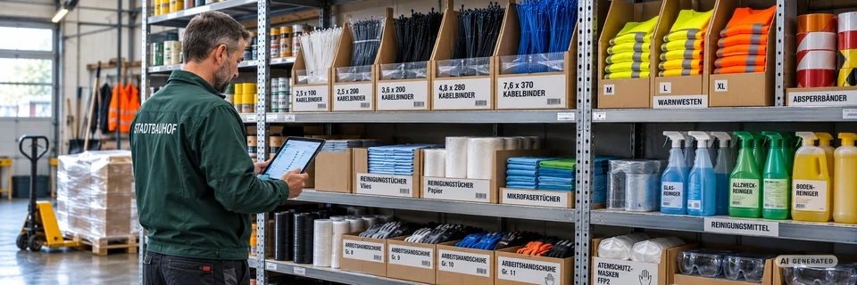 monkey-packaging-Konsolidierter-Betriebsmaterial-Bestand-in-einem-Industriebetrieb--ein-Lieferant-statt-mehrerer-Einzelbestellungen